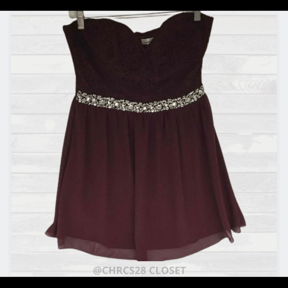 Speechless Strapless short Special Occasion Dress